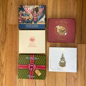 White House historical Association Christmas ornaments - set of 5